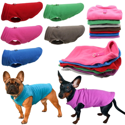 Honden jas – fleece honden jas die snel droogt.
