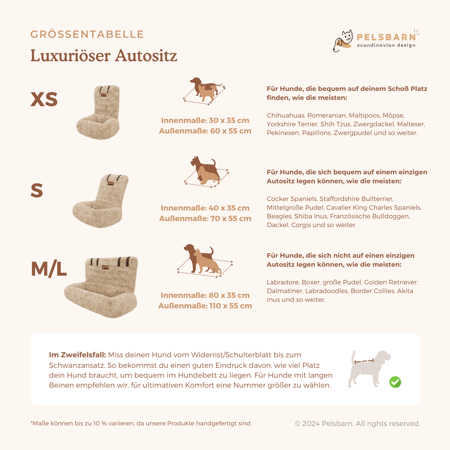 Luxuriöser Autositz