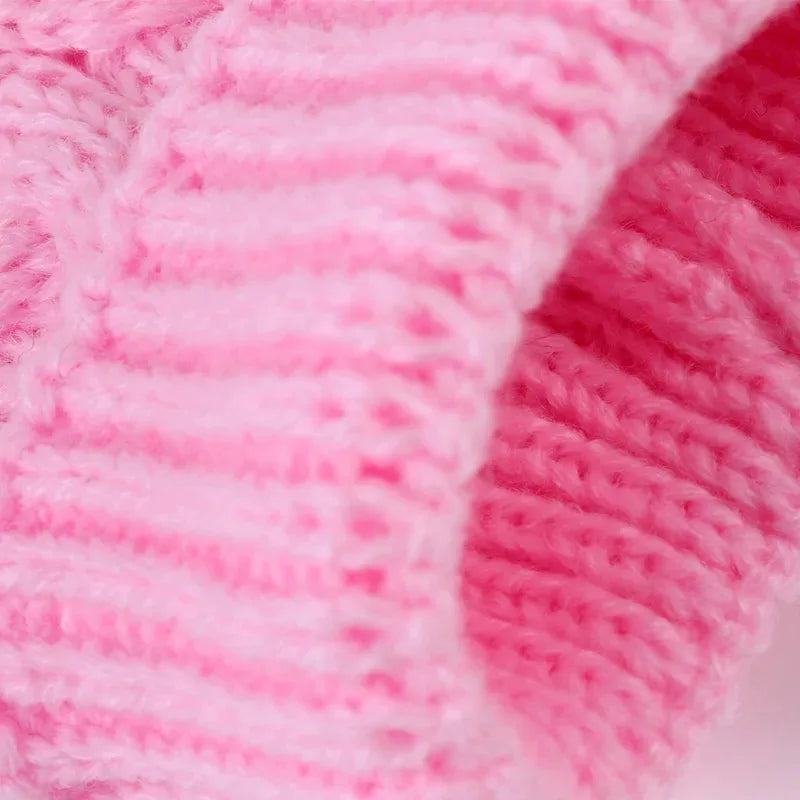 Honden trui – zachte gebreide trui in klassiek kabelpatroon