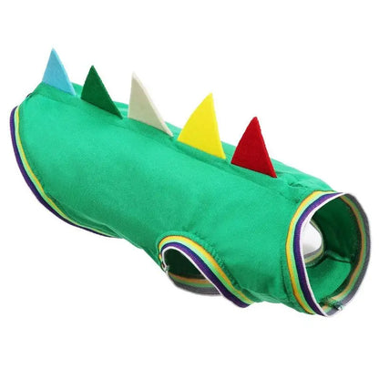 Honden trui – dinosaurus hoodie met vrolijke stekels