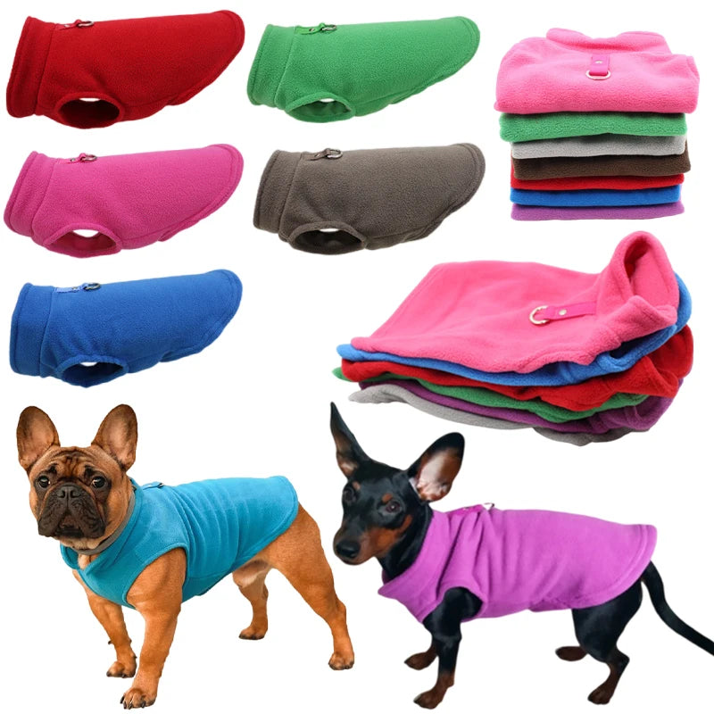 Honden jas – fleece honden jas die snel droogt.