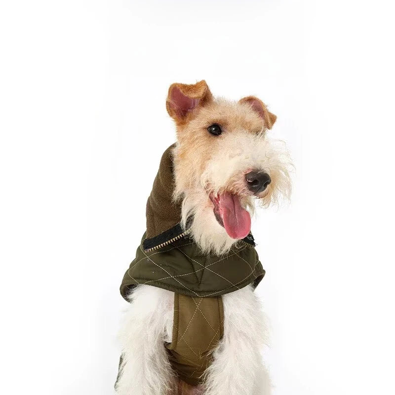 Honden jas – nette warme honden jas met rits en zachte voering