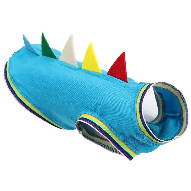 Honden trui – dinosaurus hoodie met vrolijke stekels